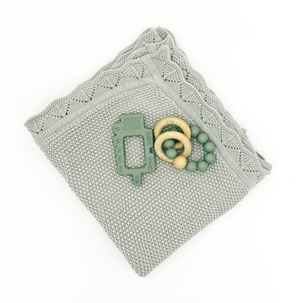 special set for newborns in sage color